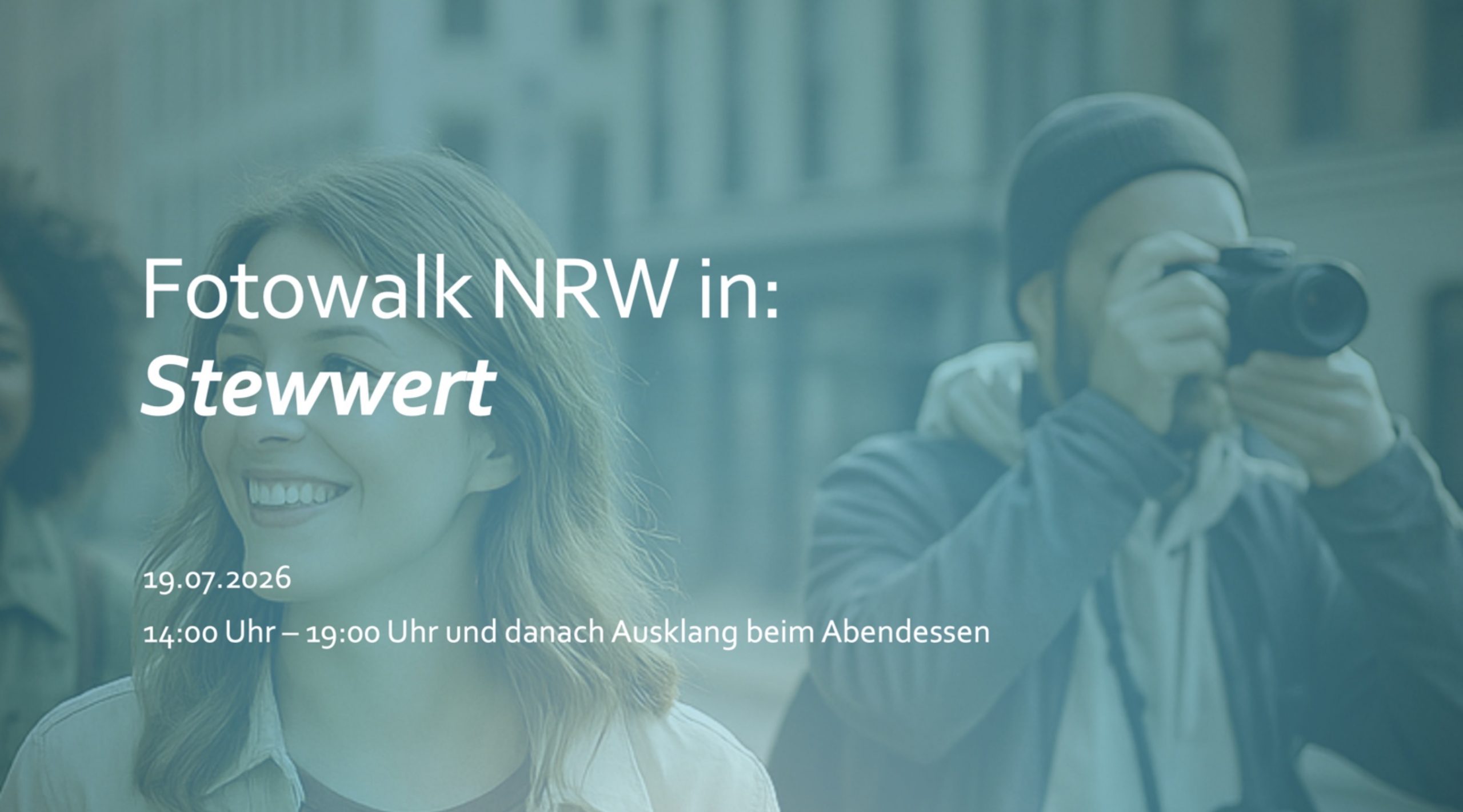 <b> Fotowalk NRW<br>Stewwert</b><br>Sonntag, 19.07.26